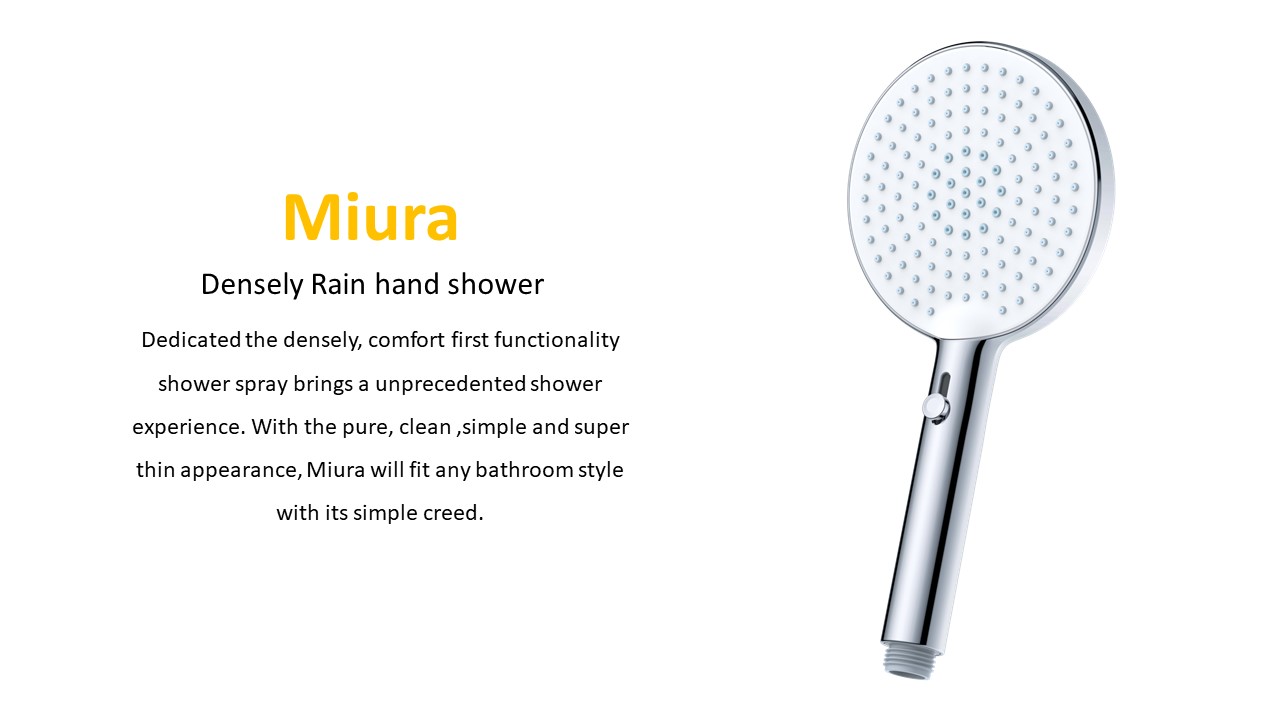 Miura Densely Rain hand shower (2)